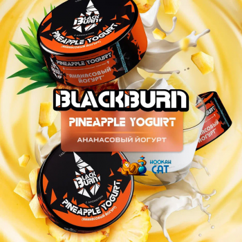 Заказать кальянный табак BlackBurn Pineapple Yogurt (БлэкБерн Ананасовый Йогурт) 100г онлайн с доставкой всей России